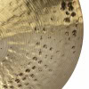 Close-up of Zildjian K Constantinople 22in ride cymbal with detailed hammer marks.