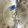 Close-up of Zildjian K Constantinople 22in ride cymbal with barcode sticker.