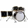 Yamaha PHX 22in 6-piece drum shell pack in black with gold hardware.