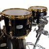 Yamaha PHX 22-inch shell pack with gold hardware in black finish.
