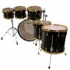 Yamaha PHX 22-inch shell pack with black finish and gold hardware.