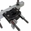 Percussion clamp used for securing drums and percussion instruments.