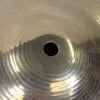 Close-up of Sabian AA 18in Sound Control Crash Cymbal surface detail.