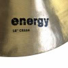 Energy 18-inch crash cymbal for drumming and percussion.