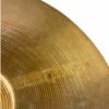 Close-up of a Zildjian A 21in Sweet Ride cymbal with detailed grooves.