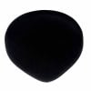 Black drum throne seat for drummers, ergonomic and comfortable.