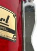 Close-up of Pearl Blx 8in Tom drum with badge and hardware.