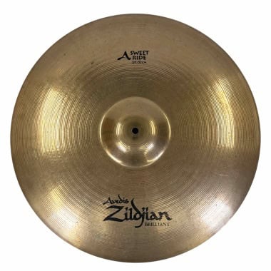 Zildjian A 21in Sweet Ride cymbal for drumming and percussion.