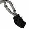 Close-up of Tama Roadpro snare stand foot with rubber grip and metal frame.