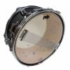Close-up of a 12-inch snare drum from Drummers Only with chrome hardware.