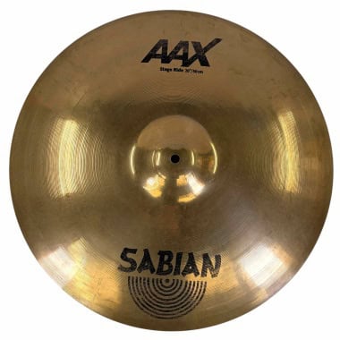 Sabian AAX 20-inch stage ride cymbal for drummers and percussionists.