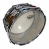Chrome over steel snare drum for drummers, high-quality percussion instrument.