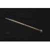 Meinl 5A Hickory Drumstick on black background for drumming.