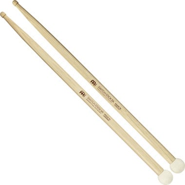 Pair of Meinl Switch Stick 5A Hickory drumsticks with white tips.