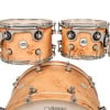 DW Drums shell pack with Mapa Burl finish and chrome hardware.