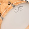 DW Drums shell pack with natural wood finish and hardware.