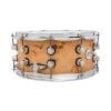 Limited edition DW drum shell pack with natural wood finish and chrome hardware.