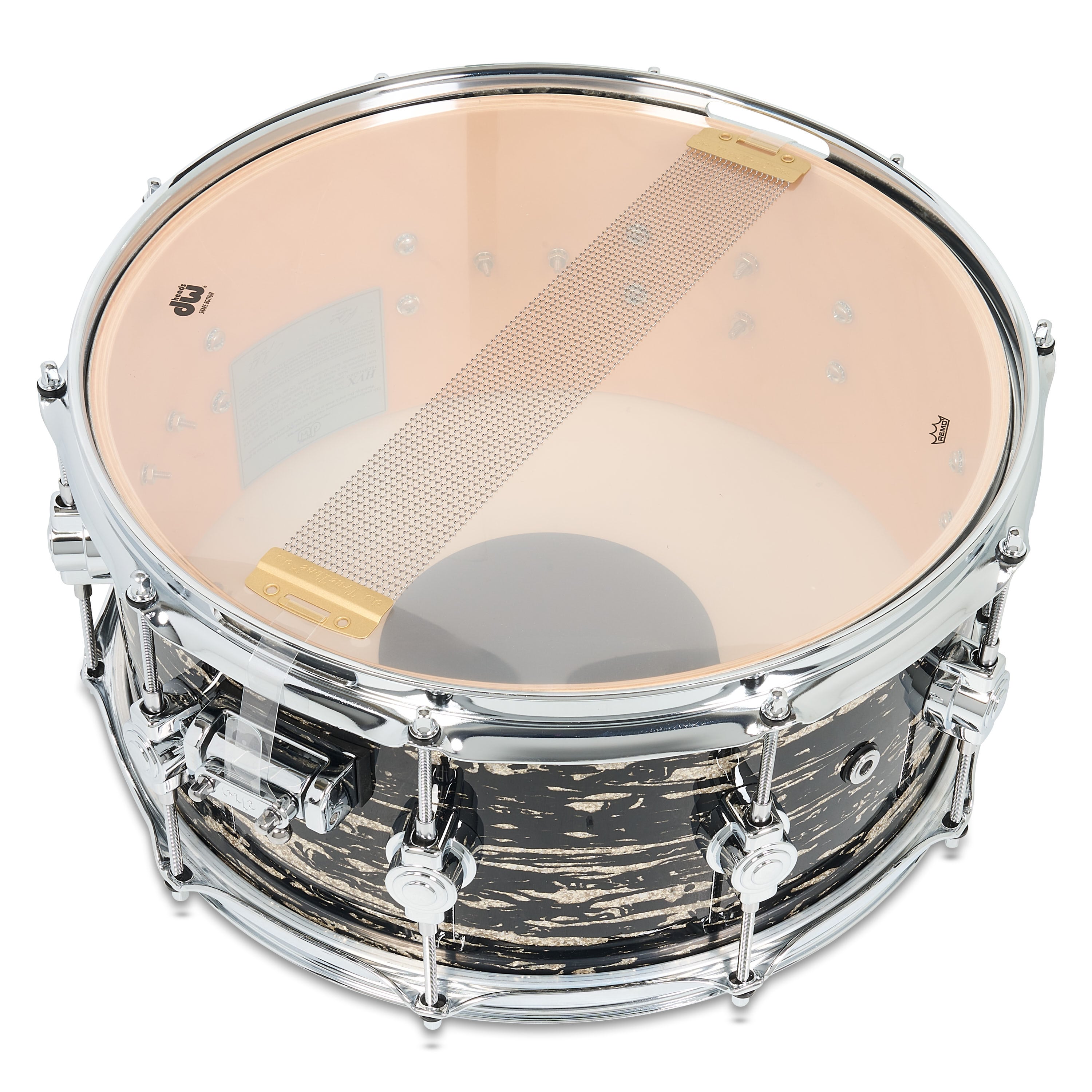 DW Performance Series 14x6.5in snare drum with black oyster finish.