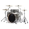 DW Performance 22-inch drum kit with black oyster finish and chrome hardware.