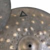 Istanbul Agop 17in Dark Dry Hats cymbal with logo and textured surface.