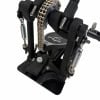 Double bass drum pedal from DW 7000 Series with chain drive and sturdy build.