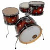 DW Design Frequent Flyer 20in drum set with cherry burst finish.