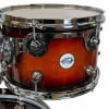 DW Design Frequent Flyer 20-inch drum shell with chrome hardware and wood finish.