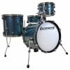 Ludwig Breakbeats drum set with blue sparkle finish and chrome hardware.