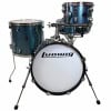 Ludwig Breakbeats drum kit with blue sparkle finish for drummers.