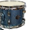 Ludwig Breakbeats 4-piece drum shell pack with blue sparkle finish.