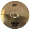 Sabian AAX 16-inch Bright Crash cymbal for drumming and percussion.