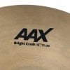 Sabian AAX 16-inch Bright Crash cymbal for drumming and percussion.