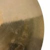 Close-up of Sabian AAX 16in Bright Crash cymbal showing detailed grooves.