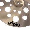 Paiste Swiss Crash cymbal with multiple holes for a unique sound.