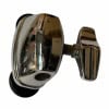 Drum floor tom bracket with chrome finish for drum hardware.