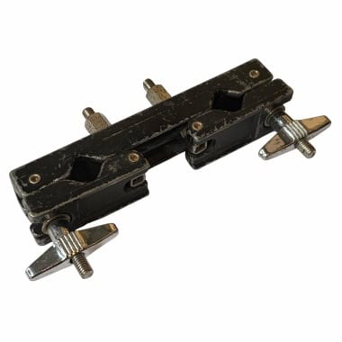 Drummers Only multi-clamp for securing drum hardware and accessories.
