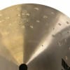 Close-up of Zildjian K Custom Dark 8in Splash cymbal surface with logo.