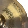 Close-up of Zildjian A Custom 18in Rezo Crash cymbal showing detailed grooves.