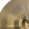 Close-up of Zildjian A Custom 18in Rezo Crash cymbal with detailed grooves.