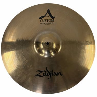 Zildjian A Custom 19in Projection Crash cymbal for drumming.