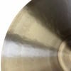 Close-up of a Zildjian K 20-inch ride cymbal with detailed surface texture.