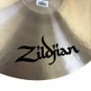 Close-up of Zildjian K 20-inch ride cymbal with logo visible.