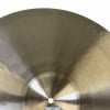 Close-up of a Zildjian K 20-inch ride cymbal for drumming.