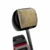 Bass drum pedal pad with felt surface for DW 5000 pedal.