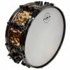 Mapex Black Panther 14x5.5in snare drum with hammered bronze finish.