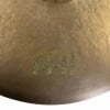 Close-up of Meinl Byzance Vintage 20in Sand Ride Cymbal surface with logo.