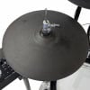 Close-up of electronic drum cymbal from Roland TD-17KVX kit.