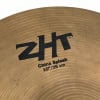 Close-up of Zildjian ZHT 10-inch China Splash cymbal with logo.