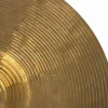 Close-up of Zildjian ZHT 10in China Splash cymbal with detailed grooves.