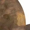 Close-up of Zildjian ZXT 14in solid hi-hats cymbals with detailed grooves.